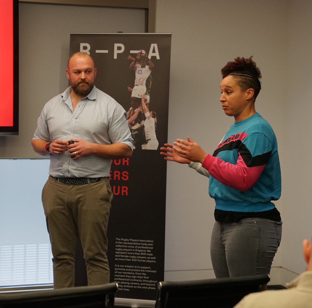 Today, the RPA held a press conference to present its' vision and aims as we head into a new era. Many thanks to those who attended, to our MC @edjackson8 and our panellists @christianday @ShaunaghBrown & Hannah Bruce. Thanks to @InstinctifPtnrs for hosting #ForOurPlayers