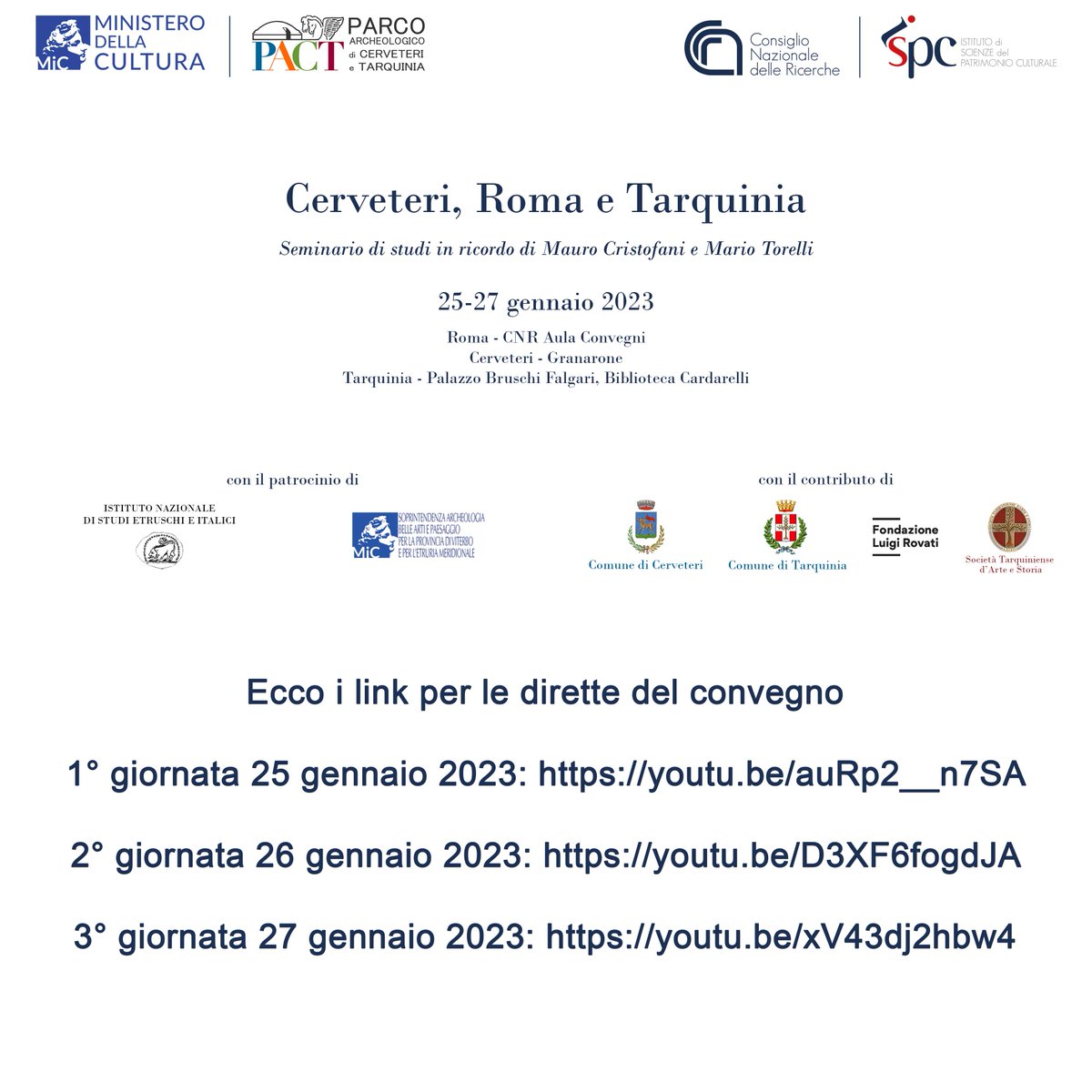 PACT Parco Archeologico di Cerveteri e Tarquinia tweet media