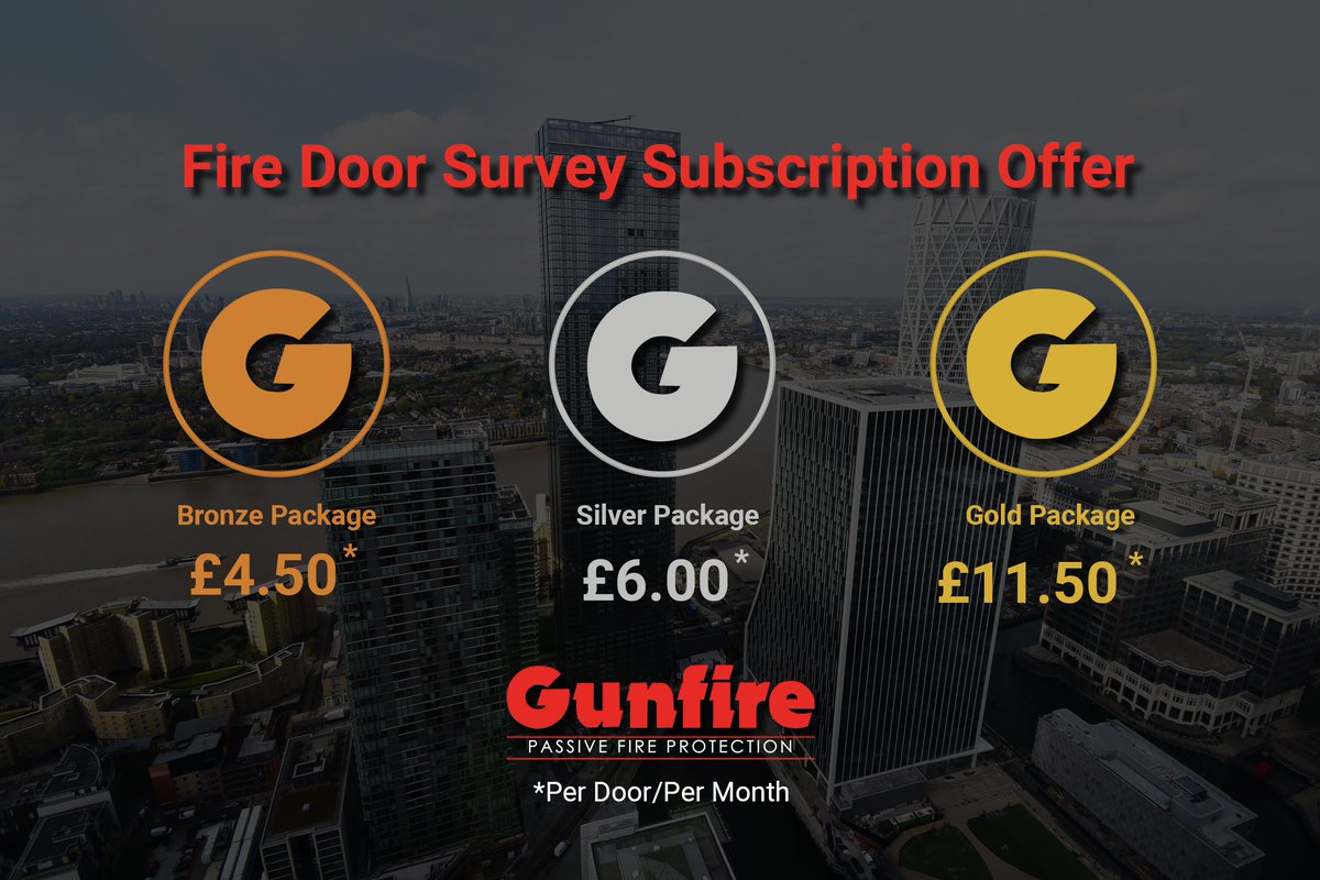 With new fire safety regulations coming into action yesterday, we are introducing our monthly subscription to spread the cost of fire door surveys &amp; fire door remedial actions. Get in contact with us for more details.
 
#Survey #BuildingASaferFuture #FireSafety #FireDoors
