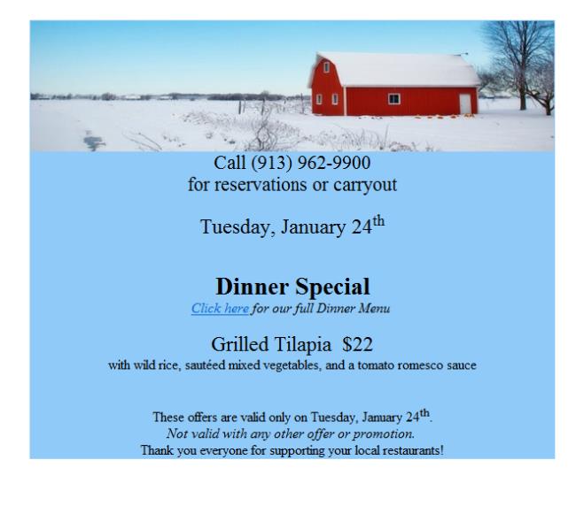 Tilapia it is, this Tusday! bit.ly/3wkmYrk