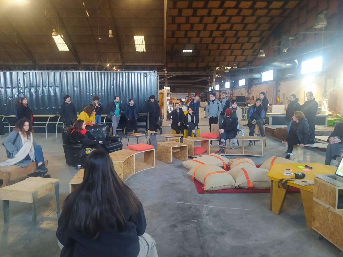 JavierIbanyez's tweet photo. Il·lusionant veure com va prenent forma l'#EPPPS (Espai per al Prototipat i la Producció de Projectes Sostenibles) que impulsa @Makeatuvida. https://t.co/Bhz0LZdoEB
