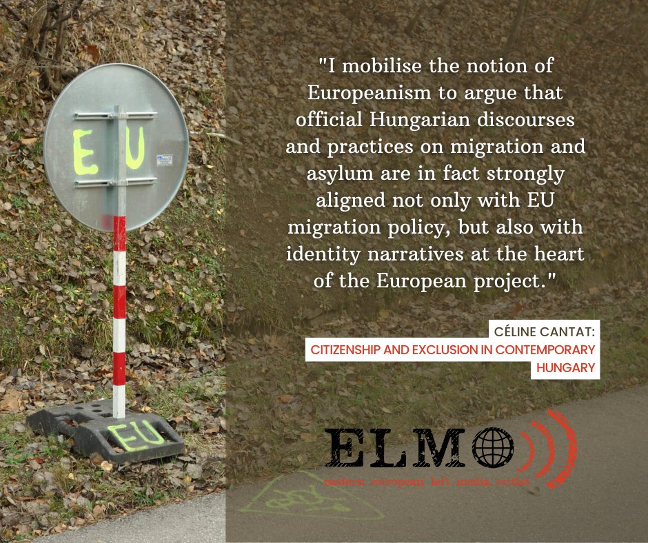 "I suggest that #Hungary’s positions on #migration are in fact functional to the country’s navigating power relations with #European institutions."

Read @CantatCeline's article '#Citizenship and Exclusion in Contemporary Hungary' in our migration series: tinyurl.com/citizenship-ex…
