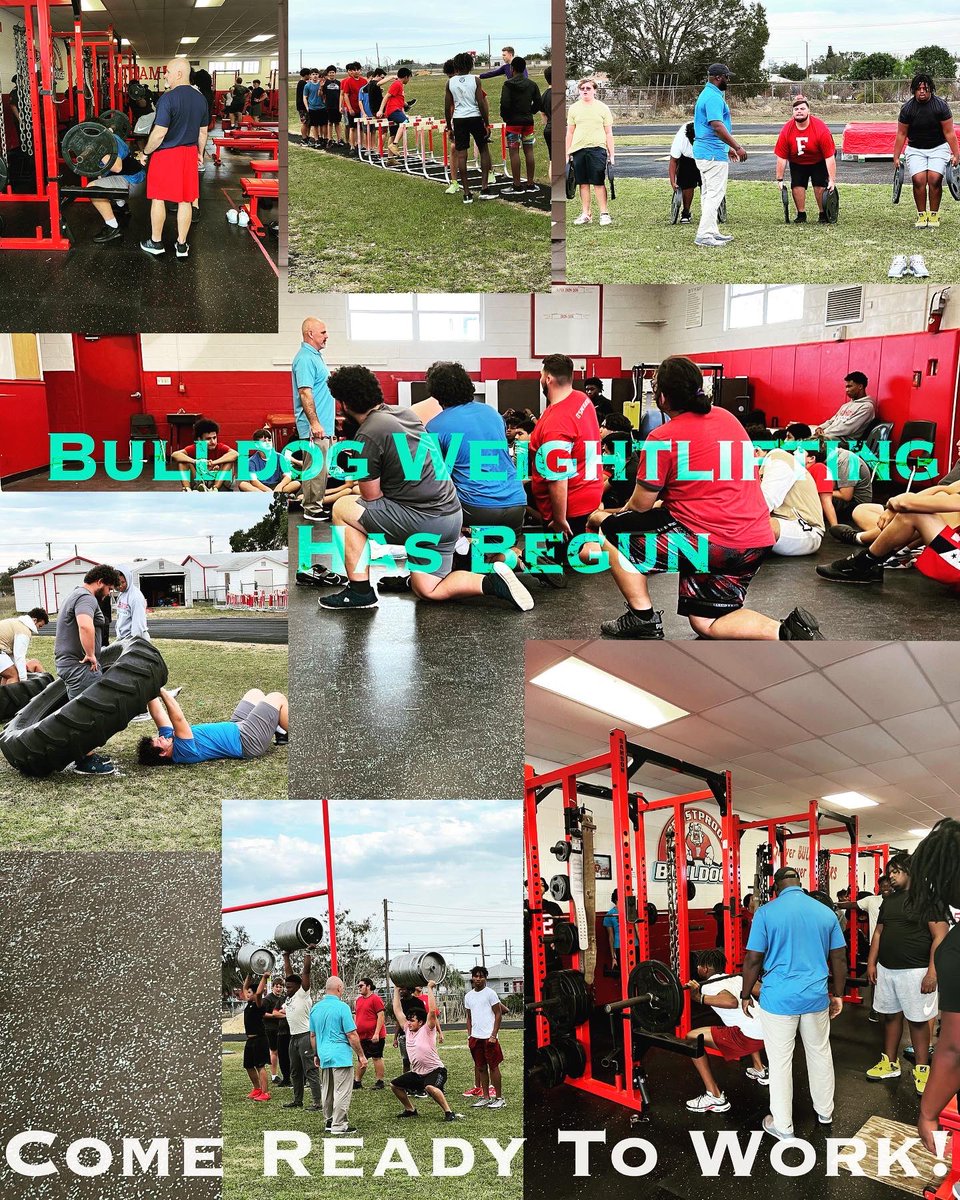 FrostproofF's tweet image. Bulldog Weightlifting is now practicing Monday-Thursday. Come on out after school if you wanna put in the work to be better, faster, and stronger! #letsgrind #allaboutthestrain