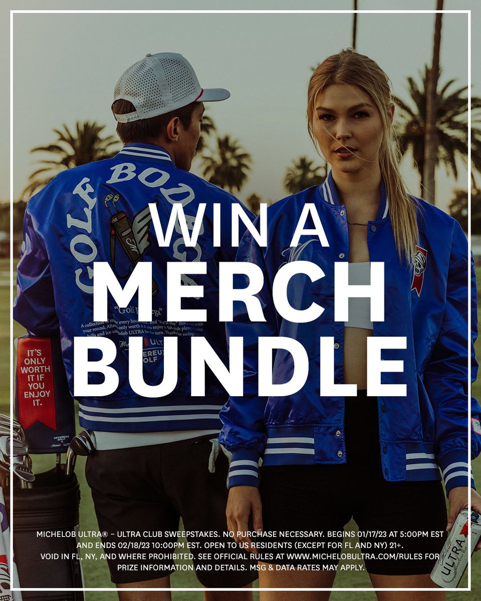 If you're gonna bogey, look good doing it. Tag your #1 golf partner and use #ULTRAClub and #Sweepstakes for a chance to win merch!