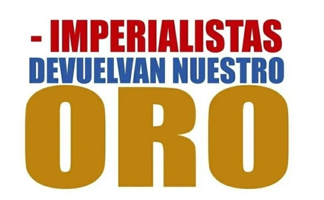Ppsuvmacarao's tweet photo. #ImperalistaDevuelvanNuestroOro Si el Gobierno Revolucionario estuviera el acceso a nuestros recursos los trabajadores contarían con mejor salarios, ya el reino británico se niega a devolver este tesoro de la nación. @NicolasMaduro @gestionperfecta https://t.co/34Iz8m5Nzk