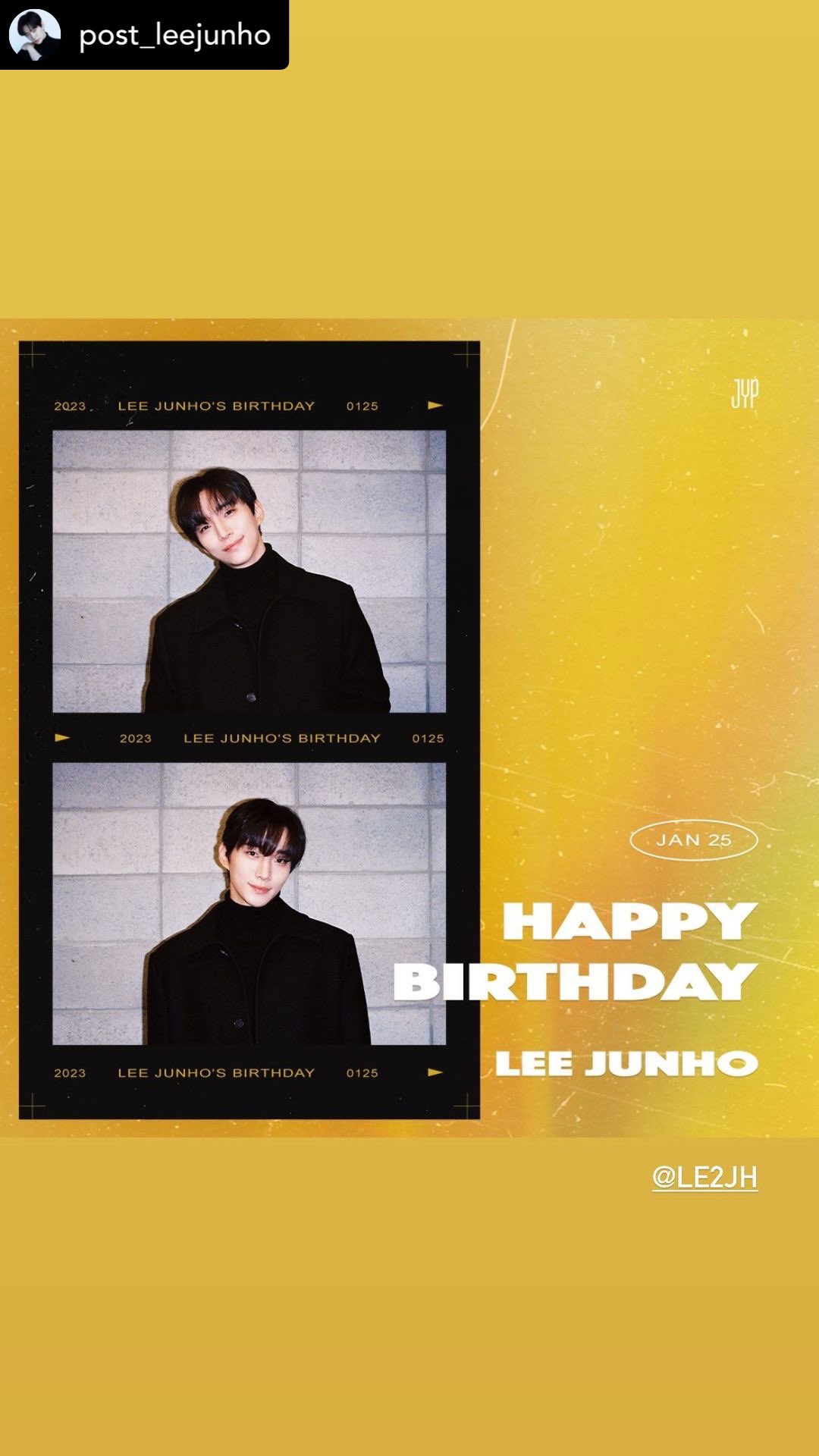          HAPPY BIRTHDAY LEE JUNHO    