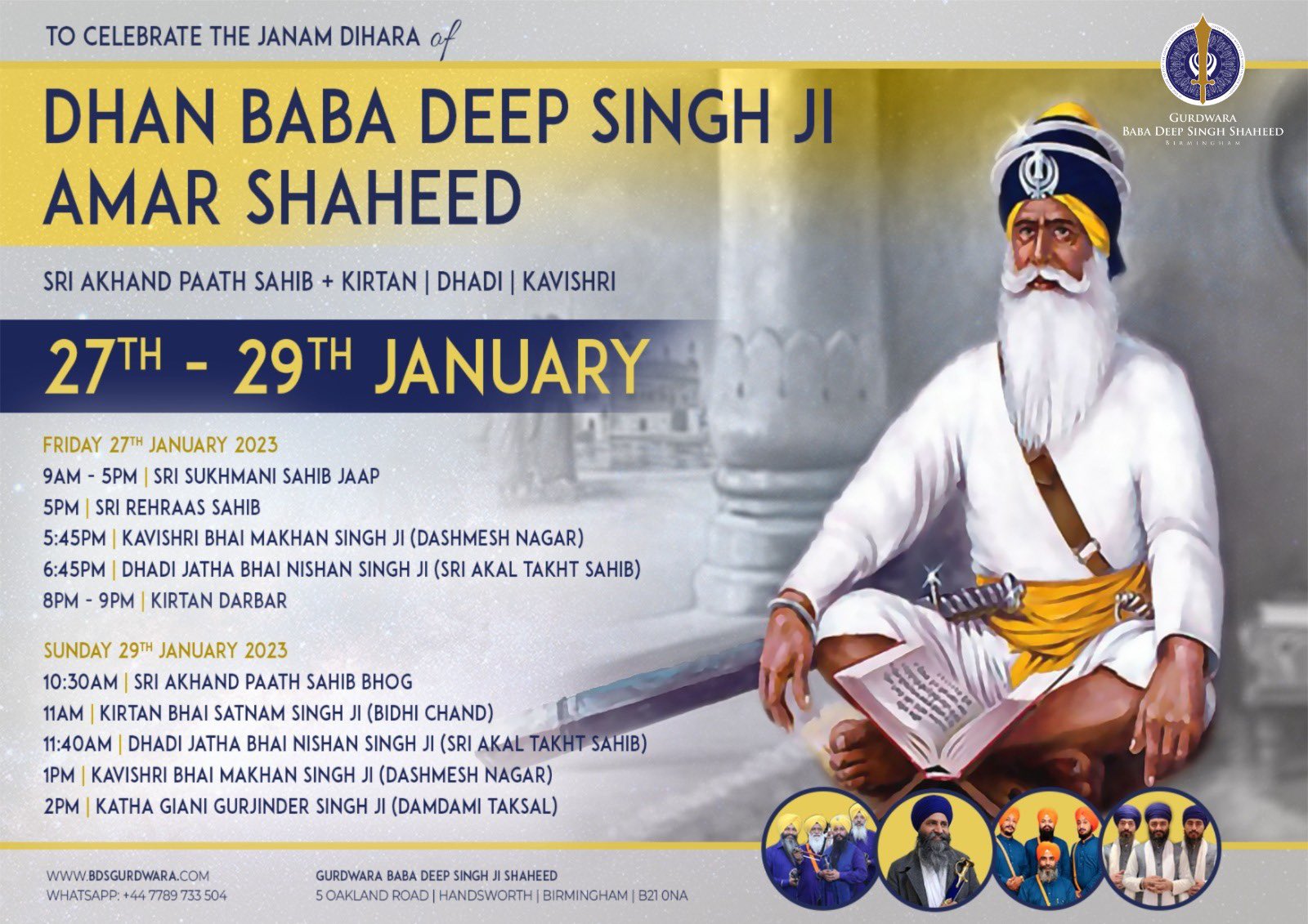 Gurdwara Baba Deep Singh Shaheed (@bdsgurdwara) / Twitter