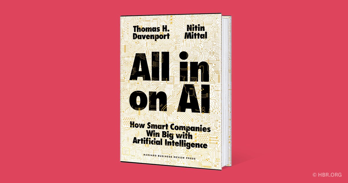 Get an inside look at what the leading adopters of AI are doing — and get the tools you need to take your AI to the next level.
amzn.to/3j4ZXFS