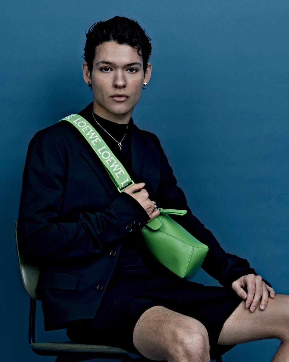 Omar Rudberg photographed by Jet Swan for LOEWE