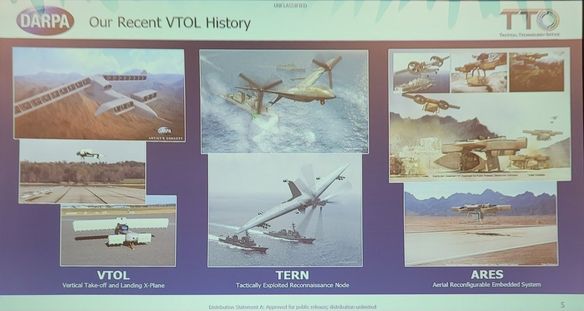 VTOLsociety's tweet photo. Dr. Mike Leahy, @DARPA Tactical Technology Office (TTO) director, talks about #Autonomous development &amp; demonstration efforts in the TTO portfolio, at the VFS #AutonomousVTOL &amp; #ElectricVTOL conference.
https://t.co/p4NNXYTPjo
#eVTOL2023 #drone #HSVTOL #ALIAS #eHelo #eVTOL https://t.co/i6urbeZJJk