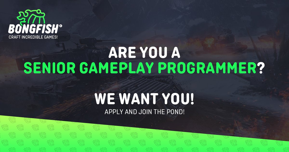 3dwonders's tweet image. 80Level: .@bongfish is looking for a Senior Gameplay Programmer to develop new and existing gameplay mechanics. Learn more about the role and connect with the team on the 80.lv job board:
bit.ly/3WCiPtr
#80LevelJobs #progra…