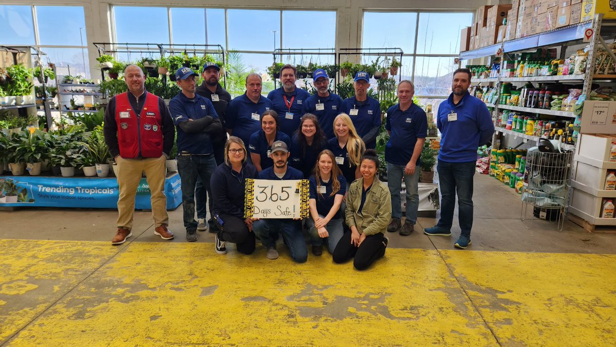 Lowes_D1294 (@lowes_d1294) on Twitter photo <a href="/LowesSafe/">Lowe's Safe</a> MST in Somerset KY is celebrating 365 days incident free!!! Great job to MSM Byram & his team! We know it’s the daily stretches & bonding during the lunchbreak UNO game that helps this team stay safe! <a href="/Brandon057/">Brandon Wilson</a> <a href="/LowesSafe/">Lowe's Safe</a> MST in Somerset KY is celebrating 365 days incident free!!! Great job to MSM Byram & his team! We know it’s the daily stretches & bonding during the lunchbreak UNO game that helps this team stay safe! <a href="/Brandon057/">Brandon Wilson</a>