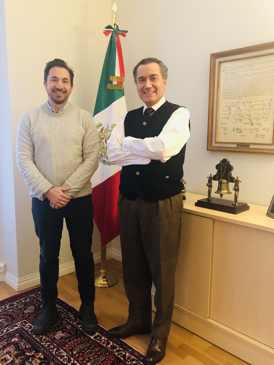 Following up on Global Public Investment, I’ve had a fruitful meeting w <a href="/sreidhenry/">Simon Reid-Henry</a>. #GPI is a relevant instrument both in tackling #Pandemic #Prevention #Preparedness &amp; #Response financing as well as building up a new #FinancialArchitecture. #NewWorldOrder <a href="/SRE_mx/">Relaciones Exteriores</a> <a href="/noradno/">Norad</a>