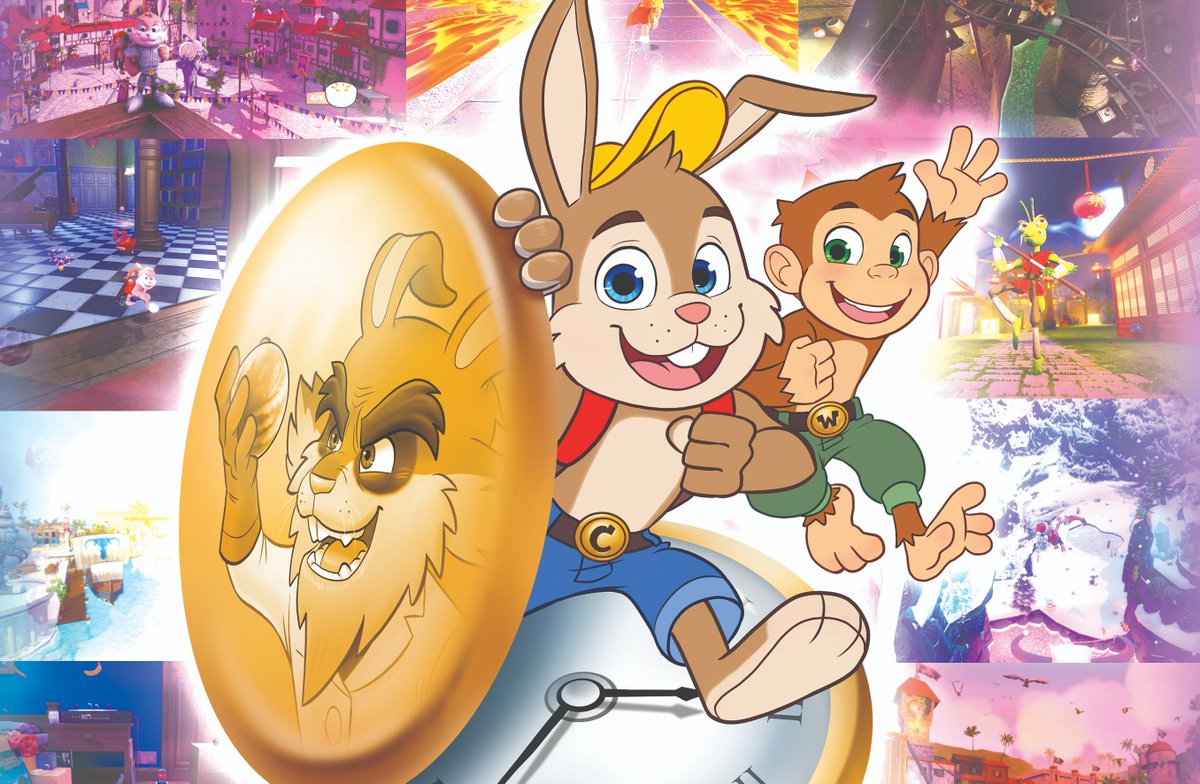 This isn't a drill! Clive 'N' Wrench officially releases 24th February 2023. 🐒🐇⏱

ONE. MONTH. LEFT. 📆

🔁RT if you love 3D Platform games.
📝Comment with when you first saw Clive 'N' Wrench!
❤ Like if you are HYPED.