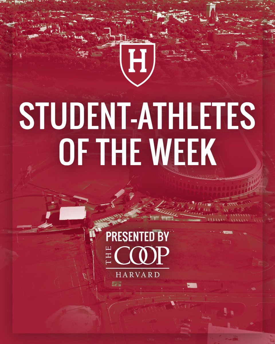 It's time to vote for the Harvard Student-Athletes of the Week presented by <a href="/harvardcoop/">The Harvard Coop</a>!

Women's Poll ⬇️
bit.ly/3wsEYQo

Men's Poll ⬇️
bit.ly/3HpjXw5

#GoCrimson #OneCrimson