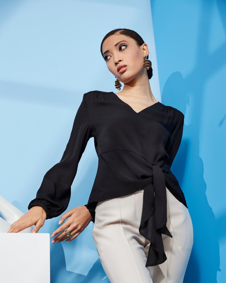 ElieTahari's tweet photo. The Silk Shirt, Reimagined. Our new Silk Side Tie Shirt is feminine and chic, with a focus on designer details. https://t.co/ouGiqpmmag
#elietahari #designertops #luxurytops #casualchic #designerclothing #stylish #newyorkfashion #fashion #style #luxuryfashion https://t.co/b48gAL76TG