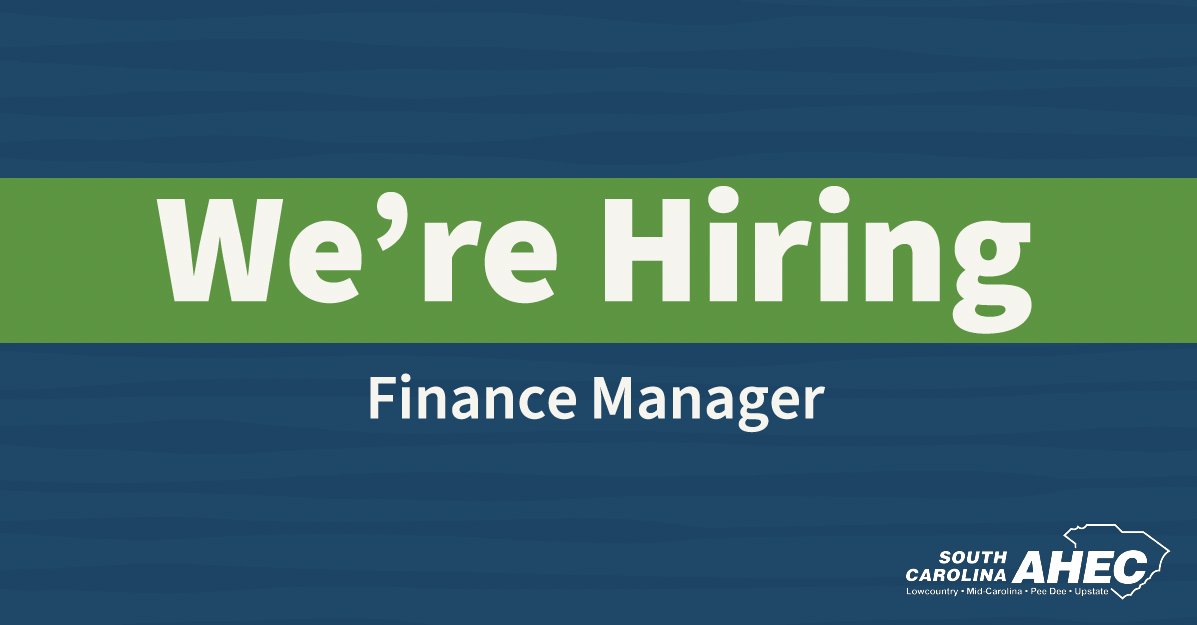 Come join our team! We're looking for someone with experience in accounting/finance -- experience with state agencies/state appropriations and federal HRSA grant funding is preferred.

Learn more about the position and apply at bit.ly/3Wze1VJ.