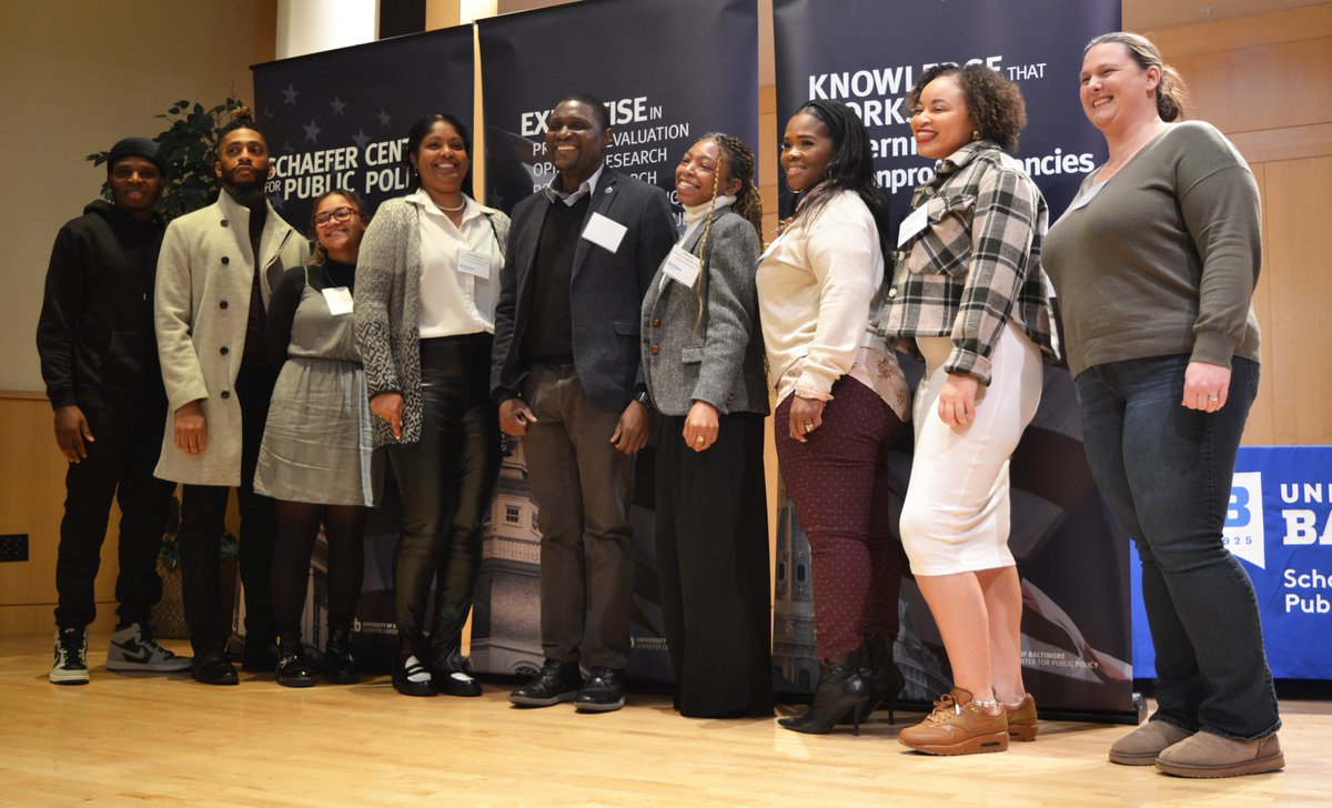 Last week, <a href="/UBaltCPA/">UBalt College of Public Affairs</a>'s <a href="/SchaeferCenter/">Schaefer Center @UB</a> hosted a graduation ceremony for its 2022 class of Community Development Fellows. 20 UBalt students worked with organizations across Baltimore to effect positive change this past year. bit.ly/4021r44