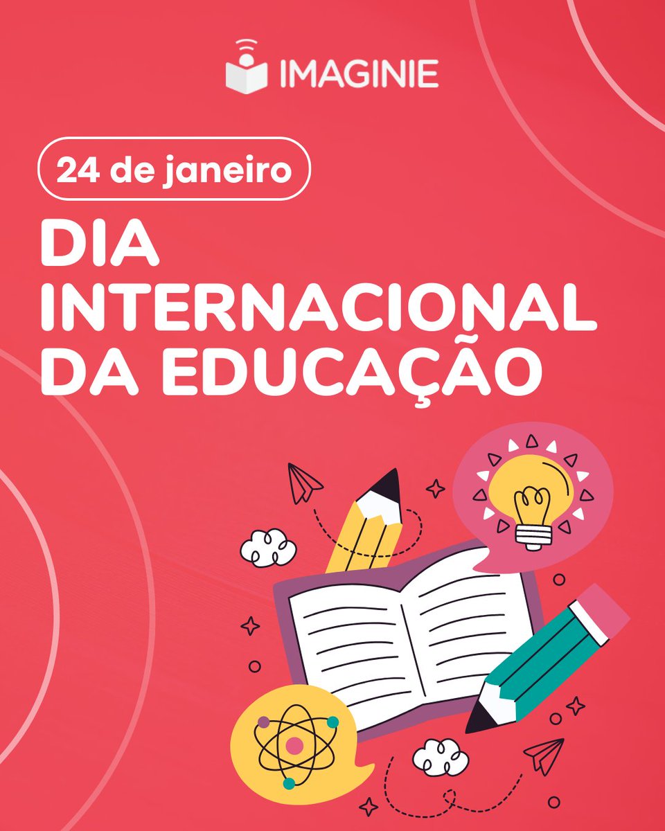 24 de janeiro | Dia Internacional da Educação.

"A educação é a arma mais poderosa que você pode usar para mudar o mundo"- Nelson Mandela 

#diainternacionaldaeducacao