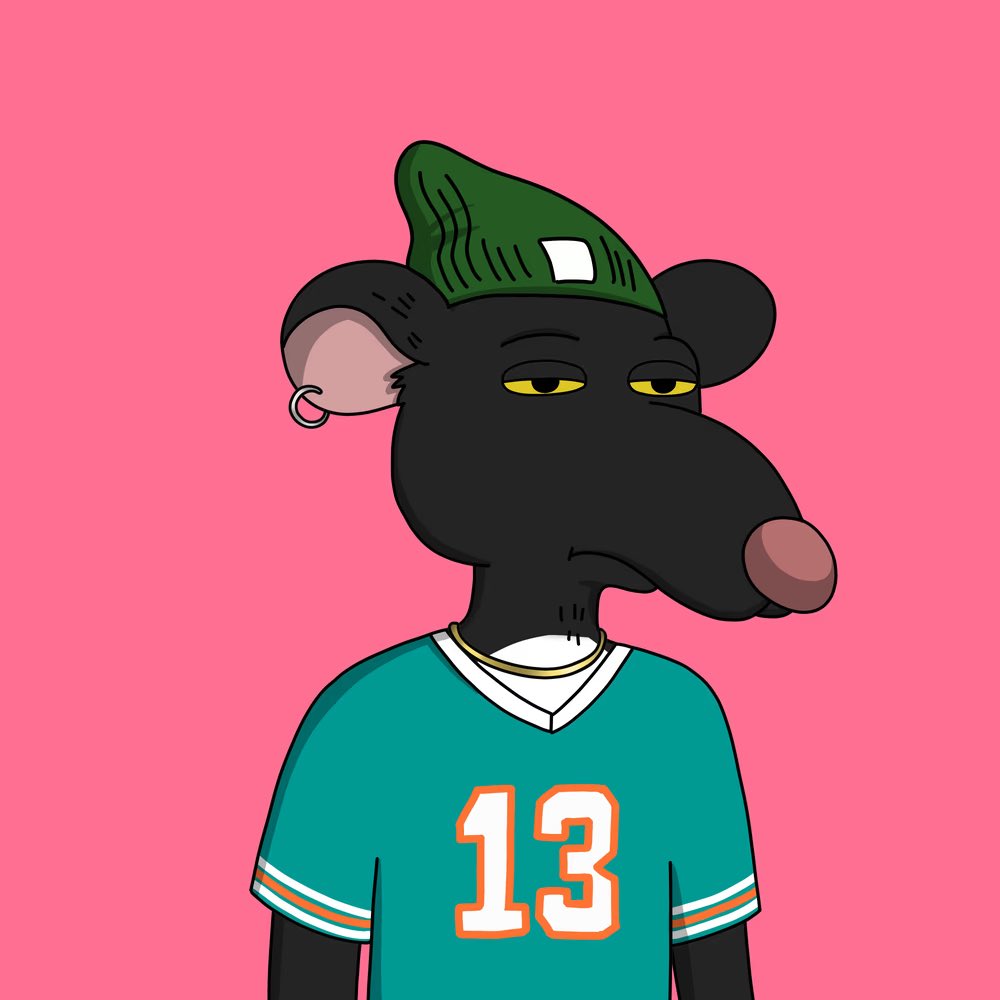 ct710_'s tweet photo. Big shoutout to @OGSchwab_eth and the rest of the @kingpindao for holding an NFL Survivor contest with this OG rat as the prize ✊🏼🙏🏼 I know yall hate that a seal won 😏 but it’s still Gang Gang for life 💯 https://t.co/HRlEZj9HlJ