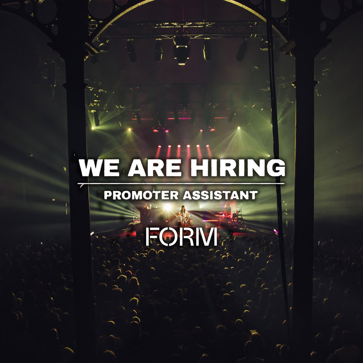 📢  WE ARE HIRING 📢

A rare opportunity to join the bookings team as a day-to-day promoter assistant / booker; working directly with the promoter team to assist the programming, promotion and delivery of over 300 live shows &amp; festivals a year.

Location: London