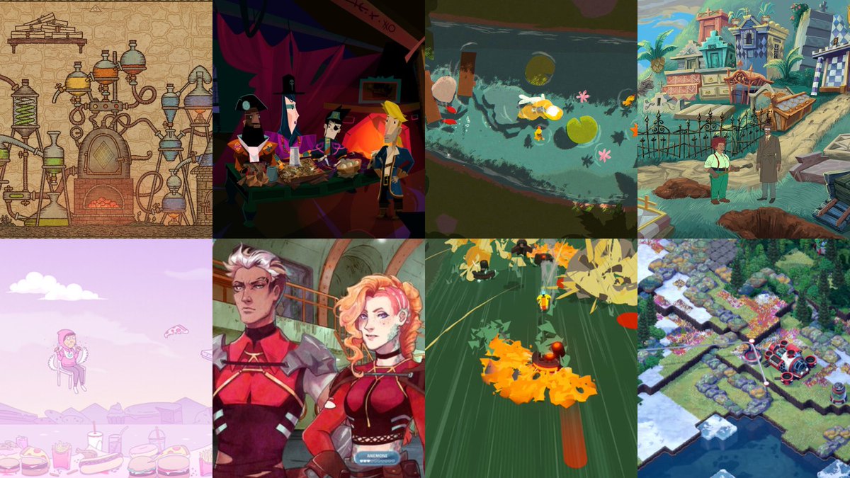 igfnews's tweet photo. #IGF23 Honorable Mentions for Excellence in Visual Art, Part 2/2

Return to Monkey Island (@TerribleToybox)
Swordship (Digital Kingdom; @dkingdomCH)
Terra Nil (Pavonis Interactive; @freelives; @devolverdigital)
Voodoo Detective (Short Sleeve Studio; @VoodooDetective) https://t.co/i7LPl5ZqdU