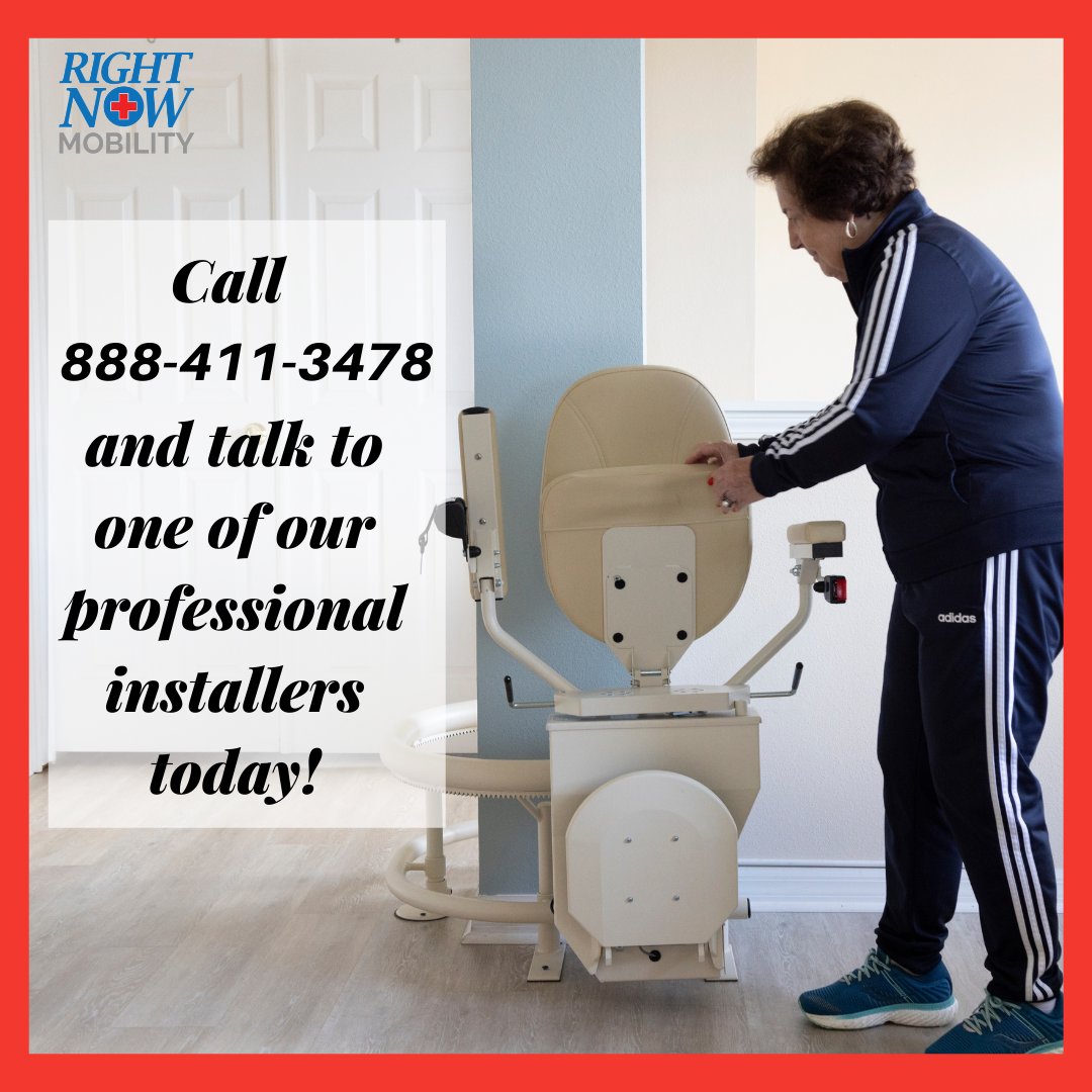 rightnowmob's tweet photo. We know how important it is to have safety and independence in the home. We work hard to ensure that the most affordable and dependable #stairlift is professionally installed as quickly as possible! Contact us at csr@rightnowmobility.com today. https://t.co/cTlcUwSUhJ #homesafety https://t.co/PAroRDMw8H