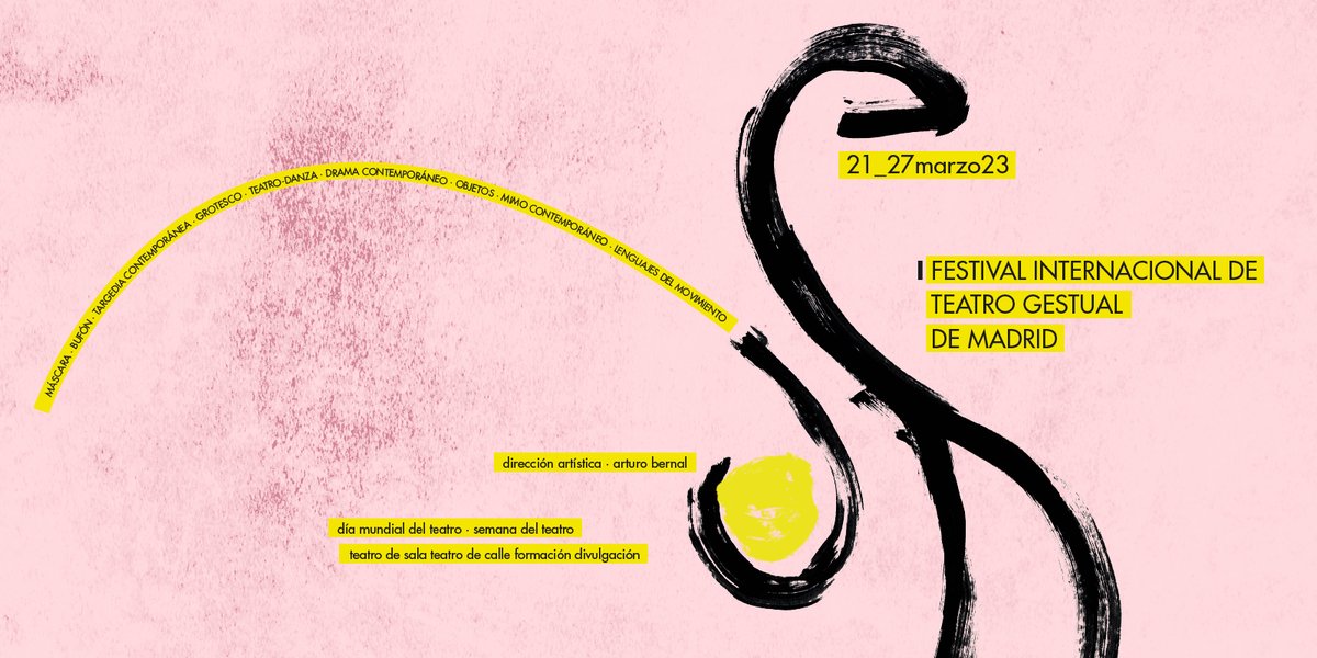 En marzo llega la I edición del 𝗙𝗲𝘀𝘁𝗶𝘃𝗮𝗹 𝗜𝗻𝘁𝗲𝗿𝗻𝗮𝗰𝗶𝗼𝗻𝗮𝗹 𝗱𝗲 𝗧𝗲𝗮𝘁𝗿𝗼 𝗚𝗲𝘀𝘁𝘂𝗮𝗹 𝗱𝗲 𝗠𝗮𝗱𝗿𝗶𝗱 organizado por <a href="/MoviendoTeatro/">MoviendoTeatro</a> 

‼️ Abierto el plazo para el envío de propuestas para formar parte de la programación.
👇
bit.ly/3XY73e5