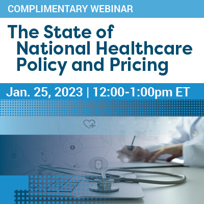 Join us tomorrow for a special multi-speaker webcast: The State of National Healthcare Policy and Pricing Webinar 2023 
On Jan 25th, at 12:00 pm EST. 

Sign up now: get.informaconnect.com/cbi/webinar202…