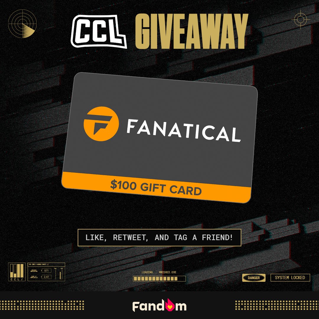 Time to celebrate the start of #CCL2023 with a $100 @Fanatical Gift Card Giveaway! Follow the steps below for a chance to win... ❤️ Like 🔁 Retweet 🤝Tag a friend ➡️Check out Fanatical's latest deals: fant.cl/PCGameDeals