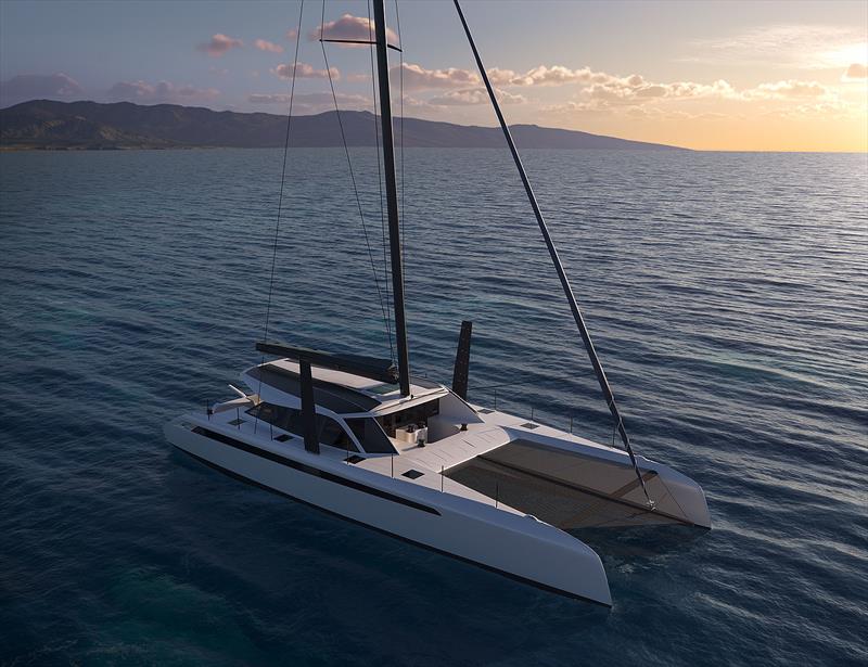 Introducing the new Gunboat 70 design : Details and renderings show large salon, expanded fore, aft, and outboard <a href="/Gunboat_News/">GUNBOAT</a> sail-world.com/news/257958/An…