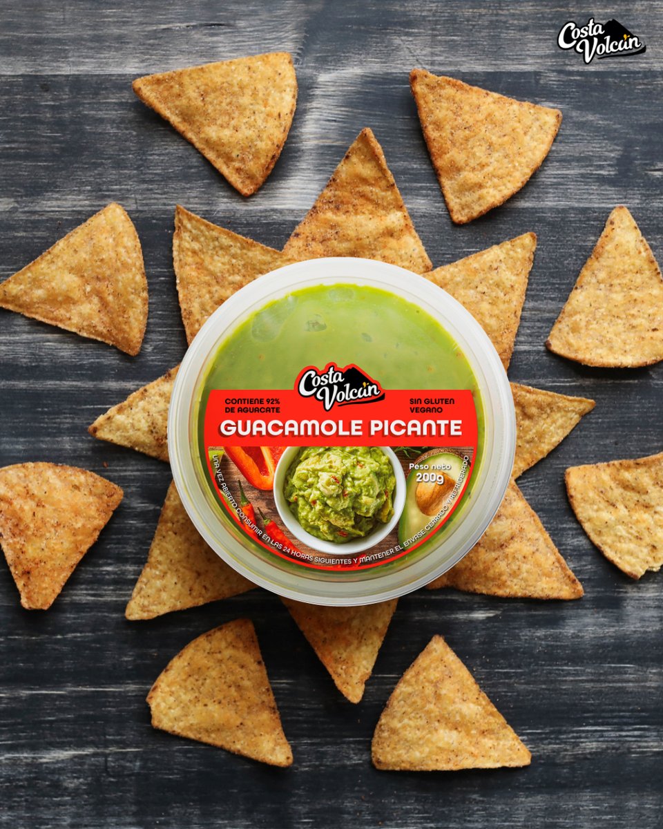 No pueden faltar en tu nevera unas tarrinas de guacamole <a href="/costavolcan/">Costa Volcán</a> 🥑

Un picoteo saludable y rico a cualquier hora del día. Suave o ligeramente picante, elige el que más te guste.
Solo disponibles en <a href="/EROSKI/">EROSKI</a>  o en my.mtr.cool/XRKMFZKFZU

#DisFrutaCostaVolcán #Guacamole