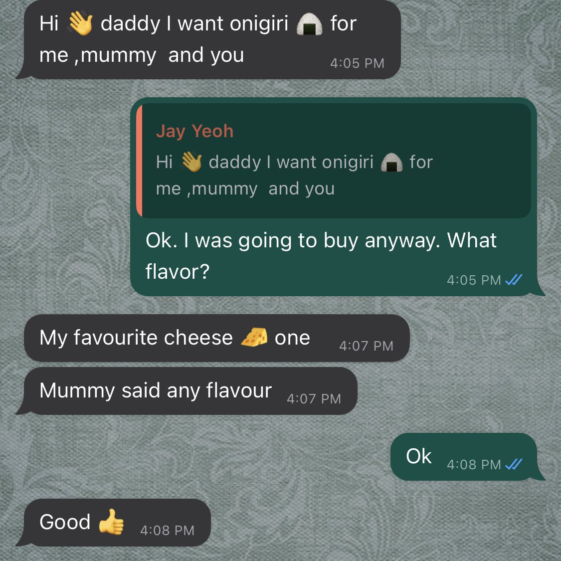 andyyeoh's tweet photo. Must document this: My first text conversation with my firstborn #ZyonYeoh. Oh, Son… 😍🥹🫶🏼

#ZyonMilestones #ChroniclesofZyonYeoh #TheYeohs #andynjay 

https://t.co/epM6DnCHeI https://t.co/mN7gwkFTa9
