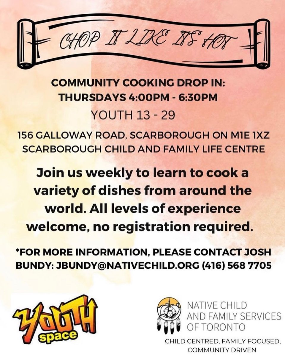 NCFST's tweet photo. Check out the new flyers of the City of Toronto programs happening at the Scarborough Child and Family Life Centre.
Swipe to see the different program flyers.
Follow @scflc_house_of_giizhik for more details and programs
#NCFST
#SCFLC https://t.co/urMejV3KH3