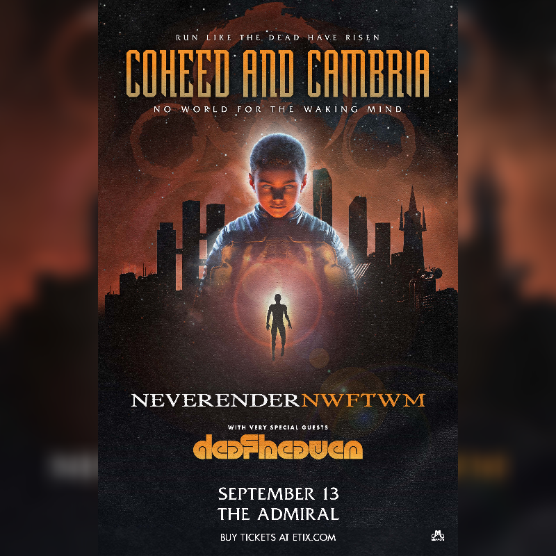 TheAdmiralOmaha's tweet photo. Announcing @Coheed with special guest @deafheavenband on Wednesday, September 13th! Tickets go on sale Friday at 10 AM! https://t.co/tQ1VdeL9Za
