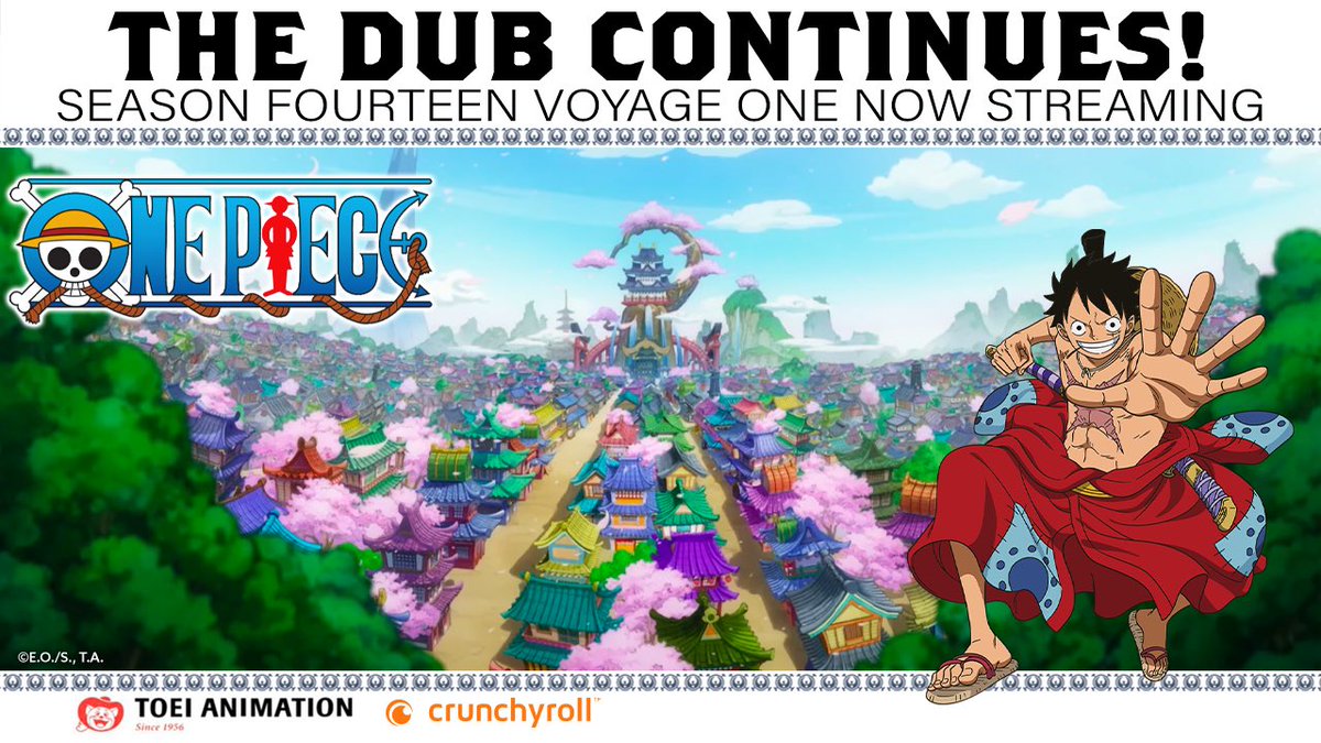 One Piece US on Twitter: "Reminder! Wano dubs are here!🏯🌸 You can