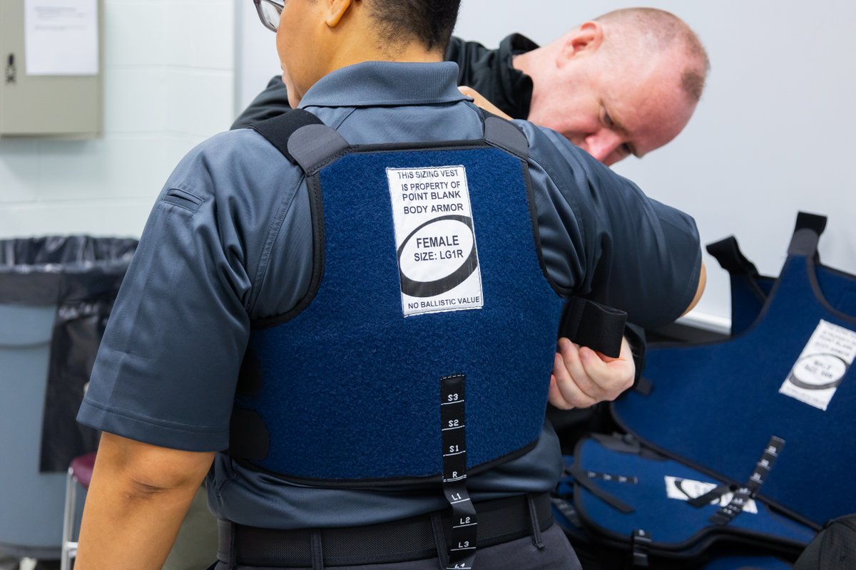 CCSOVA's tweet image. Pride and Professionalism are two of the Sheriff’s Office&apos;s core values. Today, the 37th Basic Academy recruits had their first uniform and vest fitting. They still have a long way to go before the uniform is complete. #uniforms #basicacademy #fitting