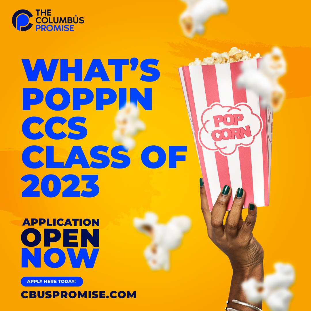 cbuspromise's tweet photo. Get ready to learn more about The Columbus Promise with our WHATS POPPIN HIGH SCHOOL TOUR. We'll see you THURSDAY, Briggs High School!
Visit https://t.co/YG2KX72Ele to learn more and apply.
@ColsCitySchools @ColumbusGov @cscc_edu @IKnowICan88 @BriggsBruinshs
#CBUSPROMISE https://t.co/8vAQT7kU2l
