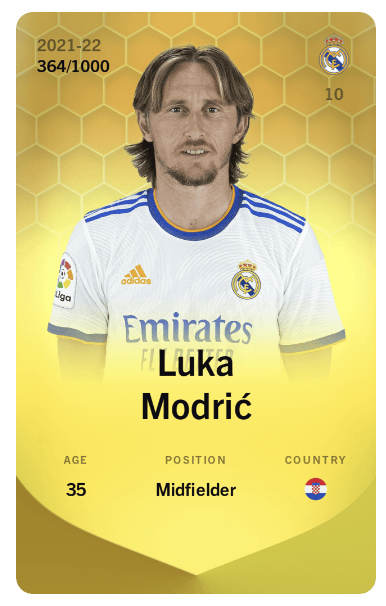 georgehbchain's tweet photo. 🎁 #Giveaway 

Giving away the 🐐 himself, ltd Luca Modric. 

to enter:

☑️ Follow @Georgehbchain 
☑️ RT + Like ❤️
☑️ Comment your #Sorare name ✍️

Winner will be announced on January 26th, before GW 341 closes. 

#NFT #NFTGiveaway #NFTCommunity https://t.co/HcvmjeOUva