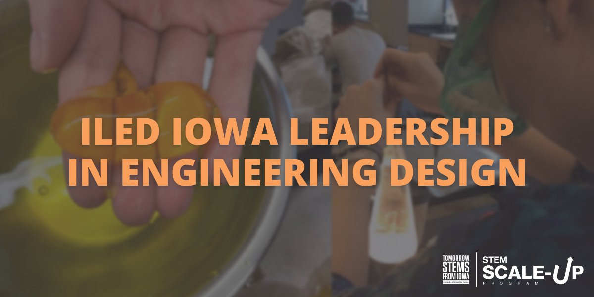 IowaSTEM's tweet photo. Iowa Leadership in Engineering Design empowers teachers in the use and creation of engineering design activities. In this #ScaleUpProgram, teachers receive grade-level engineering design activities and create activities unique to their classroom.
👉 https://t.co/hRMTf2vmmp https://t.co/aSBMHocVTL