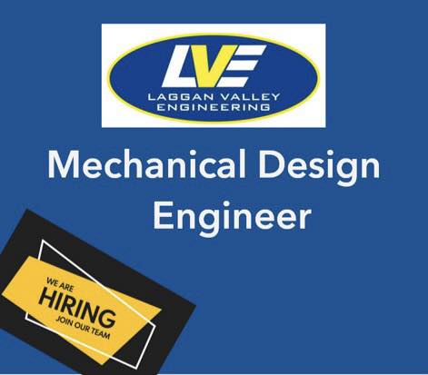 Laggan Valley Engineering ltd is looking for a Mechanical Design Engineer (€30k - €35k) to work on an exciting new product for the Agri sector as part of the <a href="/Inter_Trade/">InterTradeIreland</a>  Innovation Boost programme in partnership with <a href="/nwrc_pdc/">nwrc_pdc</a> 

 Apply NOW: bit.ly/3ktXTHP