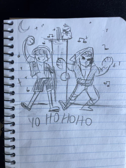 Doodle of my two favorite pirates #foolishgamersfanart #karljacobsfanart 