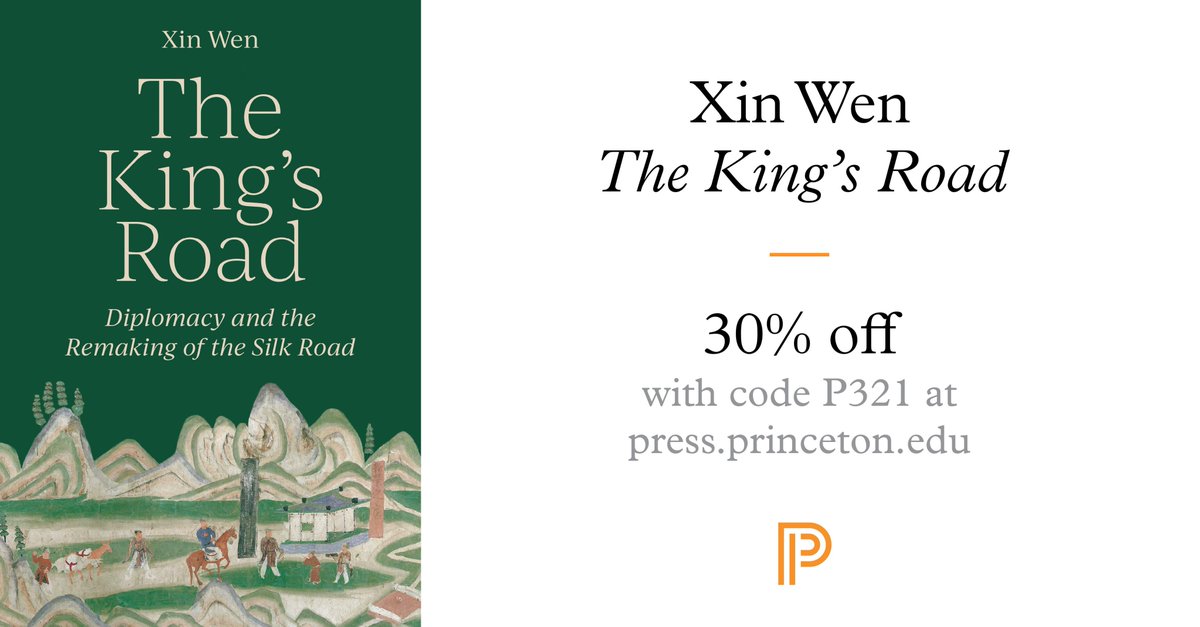 Today is the official publication date of my book The King's Road. It is widely available now, but if you order from PUP website press.princeton.edu/books/hardcove…, you can use the code P321 for 30% off!