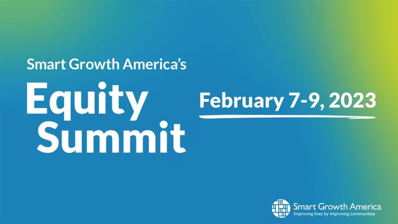 Learn how you can include equity in your transportation, environmental justice, and attainable housing practices by attending the #SmartGrowthEquity Summit, held virtually from February 7-9, 2023. 
Grab your tickets today: 🎟️ 
tinyurl.com/Equity-Summit

@SmartGrowthUSA