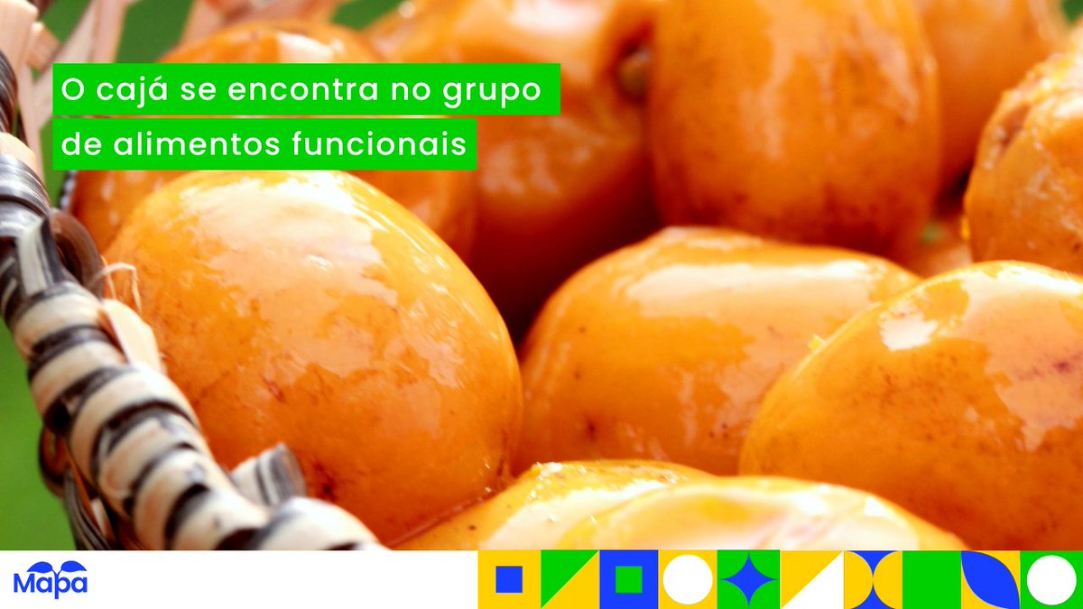 Mapa_Brasil's tweet image. 🍨O cajá também é um alimento de boa qualidade nutricional e contém em sua composição diversos compostos fenólicos e caretonoides, o que lhe confere grande capacidade #antioxidante.