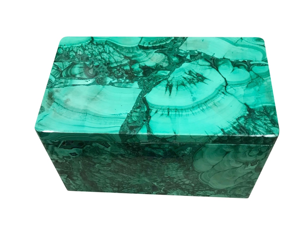 ClutterAntiques's tweet image. Small Malachite Rectangular Box

A small rectangular shaped malachite lidded box. 20th to 21st century.

l8r.it/G2q0

#malachitebox #malachite #clutterantiques #chairish #greendecor