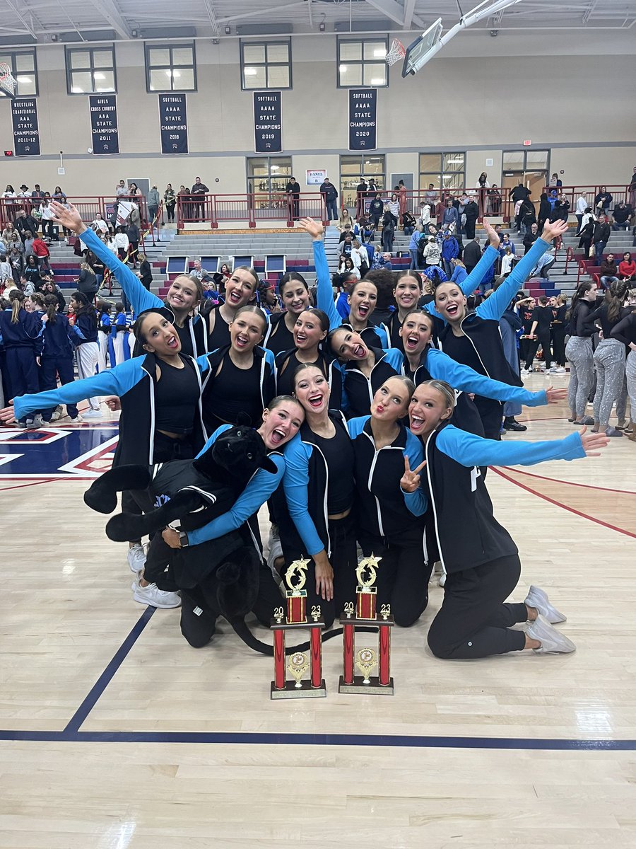 Thank you so much to Heritage for hosting an amazing competition this past Saturday! We are proud to be bringing home 1st Pom and Jazz! Catch us this upcoming Saturday at Mill Creek! 💙 #p4l
