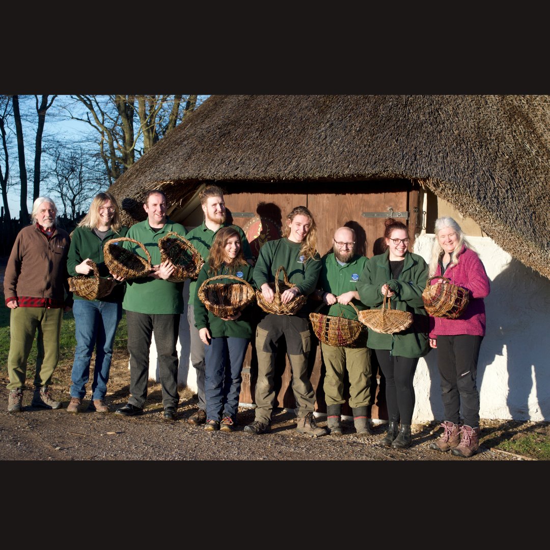 Celtic_Harmony's tweet photo. Thank you to Steve and Simone from @willowpool! We had such a great time weaving willow with you. Willow weaving is an important part of our Prehistory Trips and we love improving our skills; it’s the best way for us to give our customers the best Prehistory Trip. #CPD https://t.co/0GGOUR4Dj7