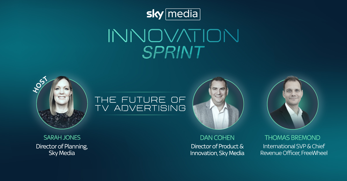 We’re delighted to announce that Thomas Bremond, International SVP & Chief Revenue Officer at @FreeWheel, will be joining ‘The Future of TV Advertising’ 📺 Q&A at the #innovationsprint alongside our host Sarah Jones and Dan Cohen, at @SkyMediaUK