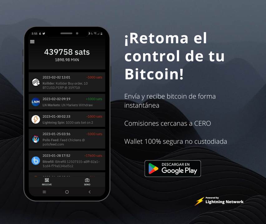 satoshipayments's tweet photo. ¡Ya está disponible la Wallet de Satoshi Payments en Google Play!🔥🚀
Instálala ya desde https://t.co/skjQ00TICB
#SeTuPropioBanco con #SatoshiPayments, #Bitcoin y #LigthningNetwork
#BeYourOwnBank with #SatoshiPayments, #Bitcoin and #LigthningNetwork https://t.co/NSdydcIhWG